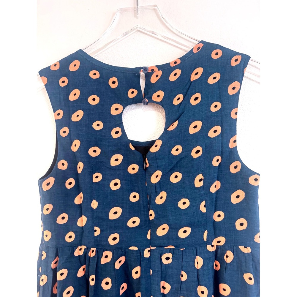 Kiup Women's Sleeveless Mini Dress with Scallop Collar & Back Cutout - Picture 5 of 5